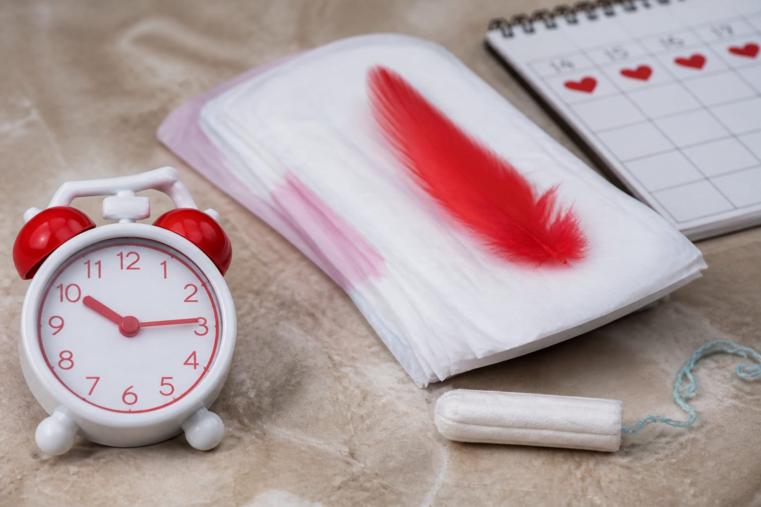 Ciclul menstrual neregulat poate indica 7 probleme de sănătate și necesită consult dacă sângerarea trece de 7 zile