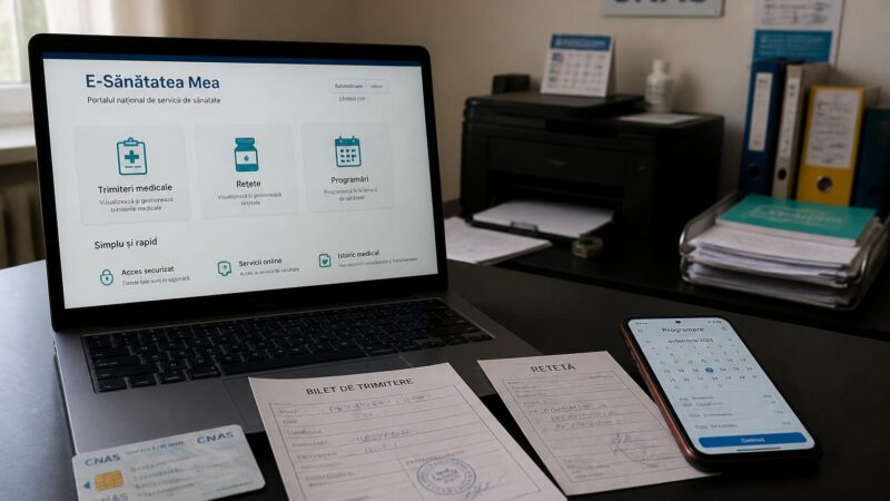 Gata cu rețetele pierdute prin geantă. Ce aduce noul portal medical E-Sănătatea Mea din 2026