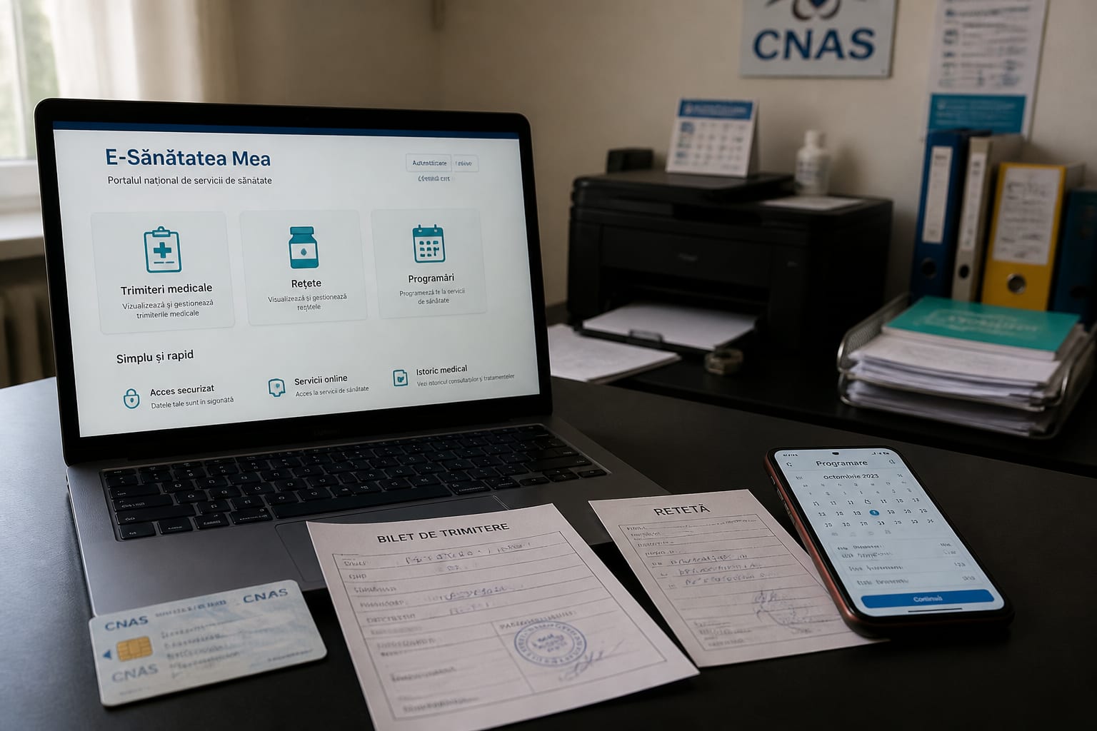Gata cu rețetele pierdute prin geantă. Ce aduce noul portal medical E-Sănătatea Mea din 2026
