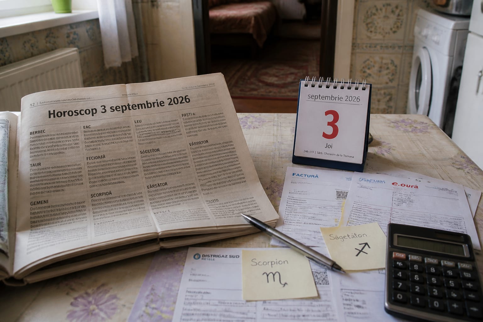 Decizii urgente pentru Scorpion și Săgetător în horoscopul zilei de 3 septembrie 2026