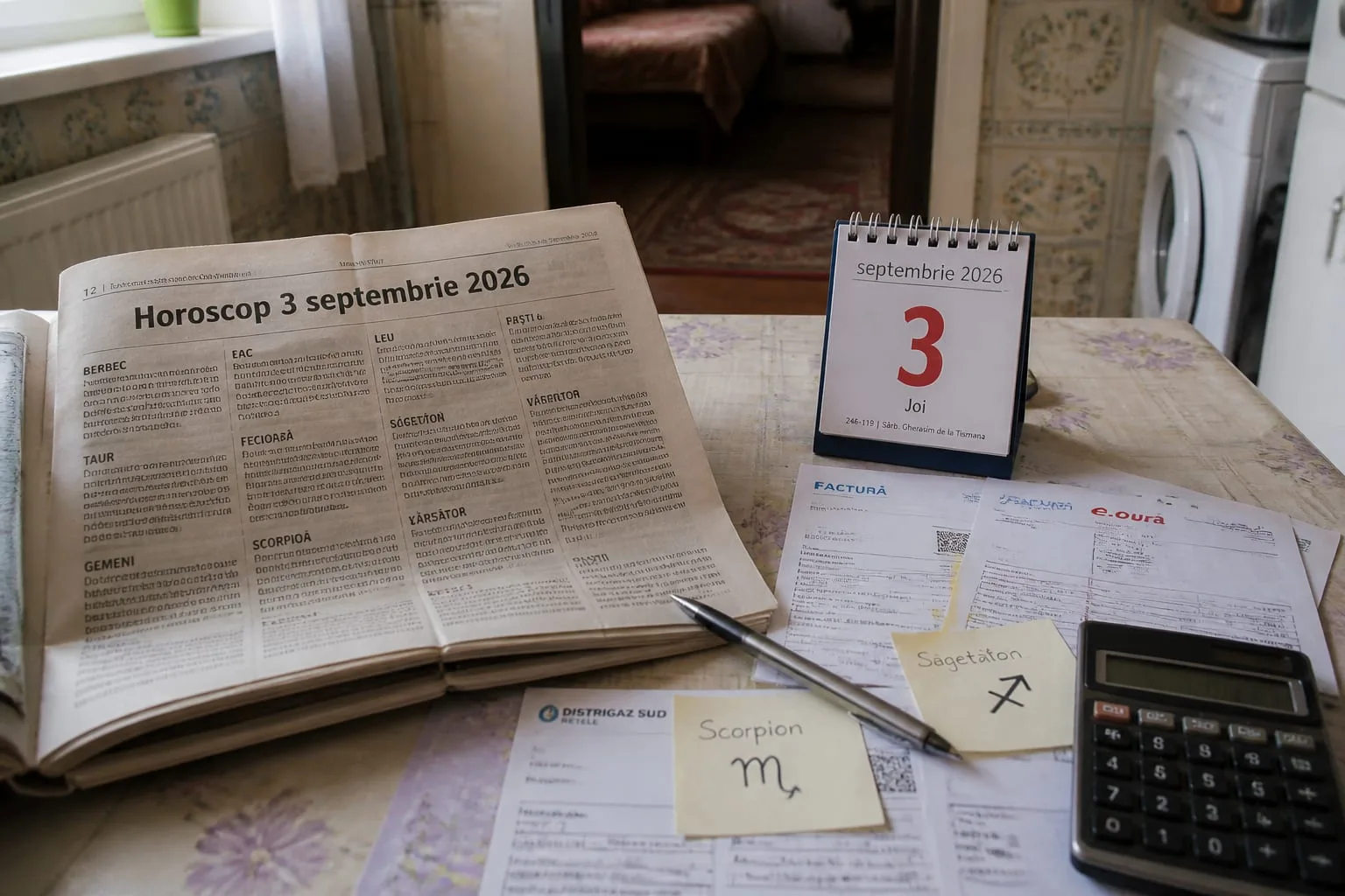 Decizii urgente pentru Scorpion și Săgetător în horoscopul zilei de 3 septembrie 2026